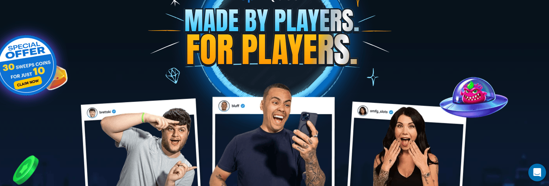 SpinQuest Casino Homepage