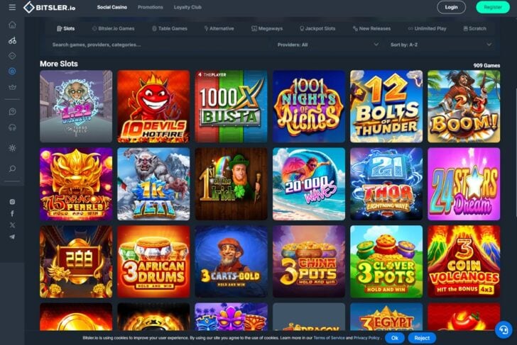 Bitsler.io Slots