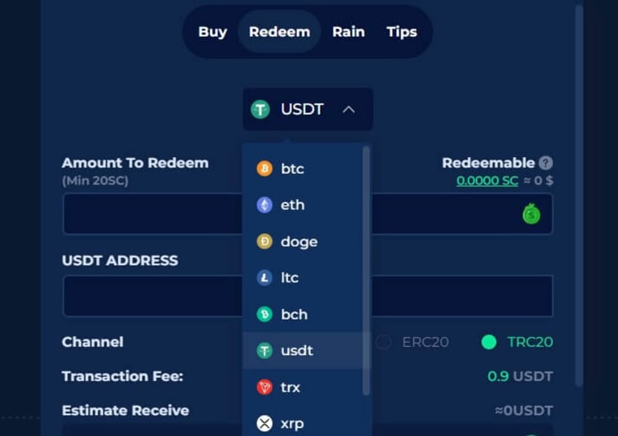 Crypto Redeem