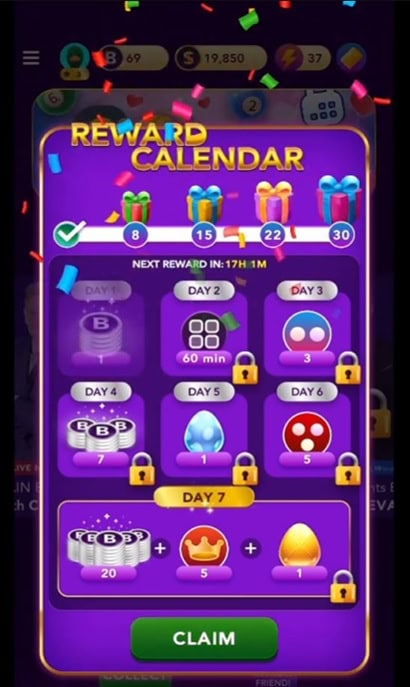 Live Play Mobile Calendar Bonus