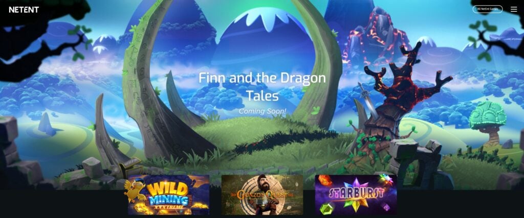 NetEnt Homepage