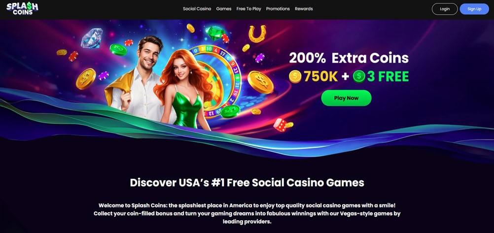 Splash Coins Homepage