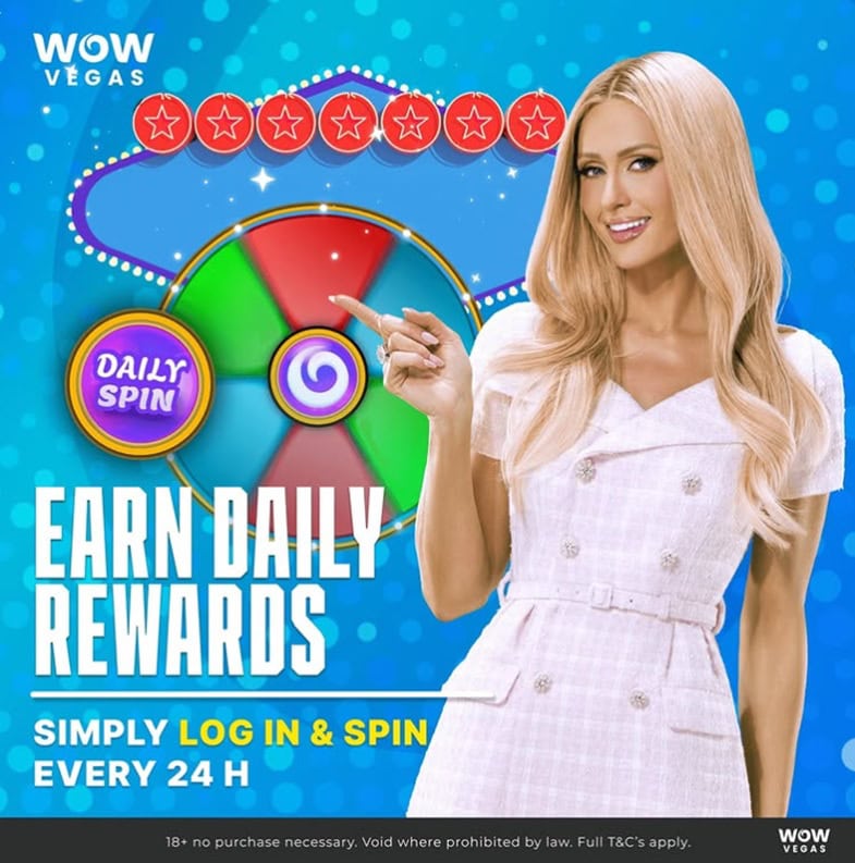 WOW Vegas Daily Rewards