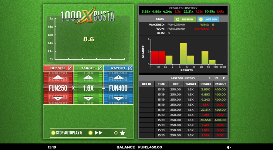1000x Busta Gameplay