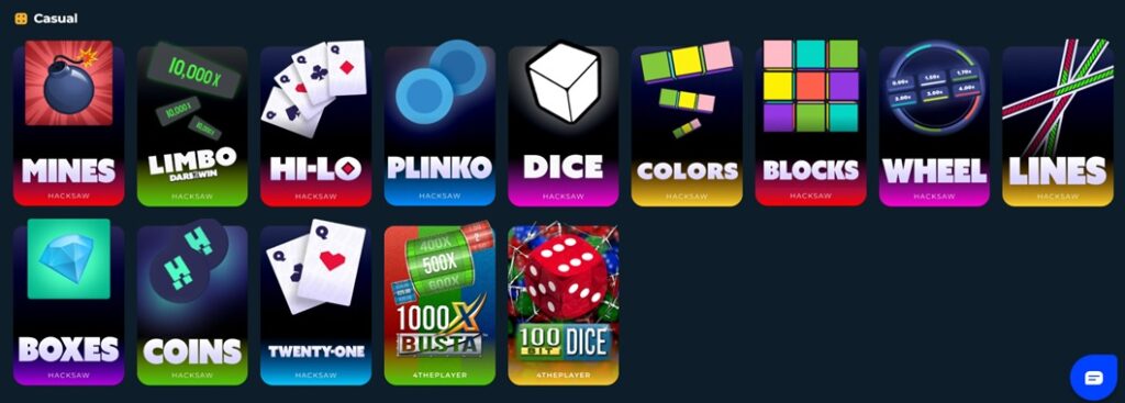 Casino.click Casual Games