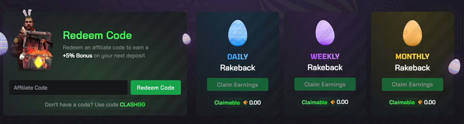 Clash.gg Bonuses