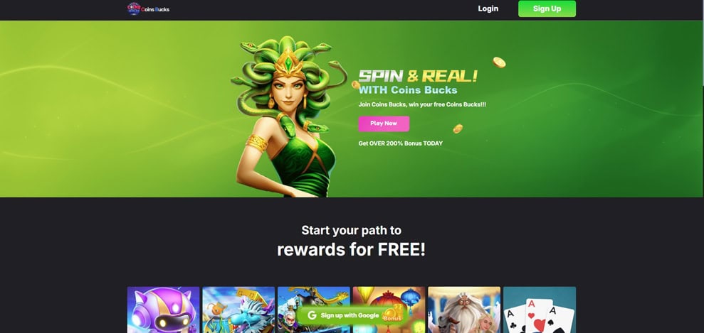 CoinsBucks Homepage