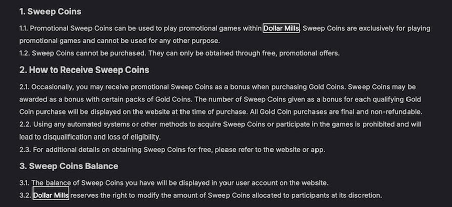 CoinsBucks Terms