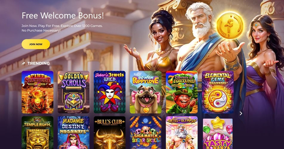 Fortune Coins Homepage