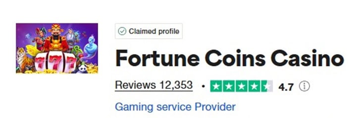 Fortune Coins Trustpilot
