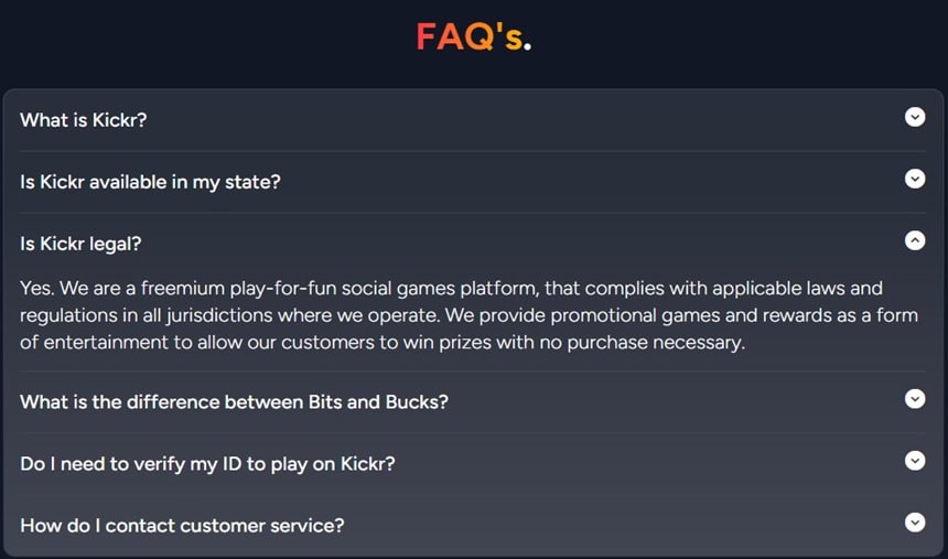 Kickr FAQs