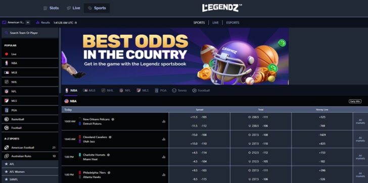 Legendz Lobby
