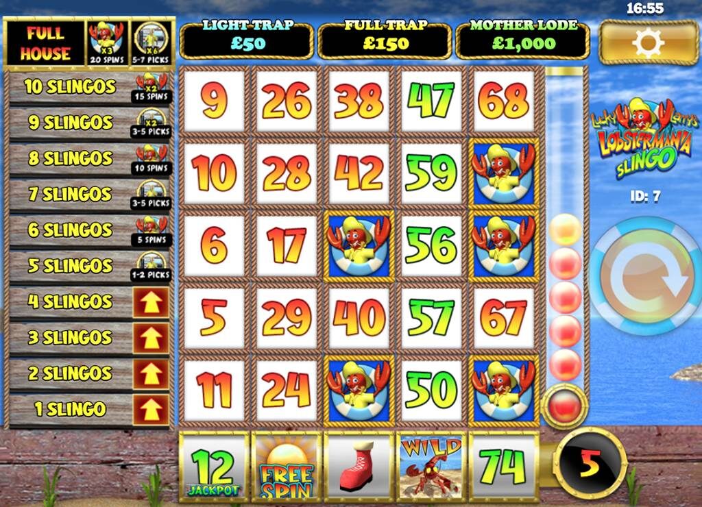 lobstermania slingo screenshot