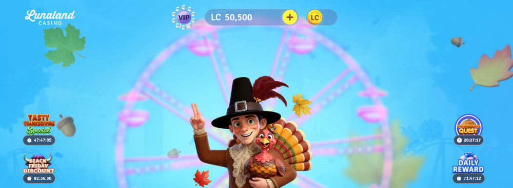 lunaland casino homepage