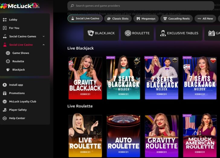 McLuck Live Casino