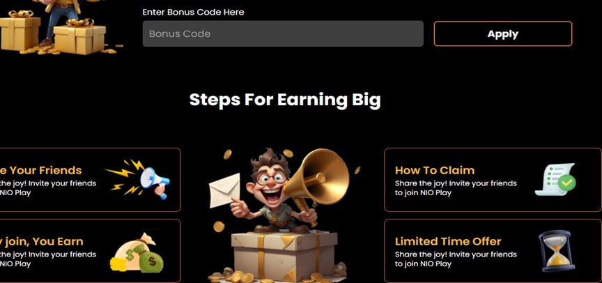 NioPlay Bonus Code