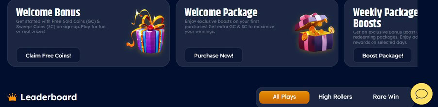 SpeedSweeps Bonuses