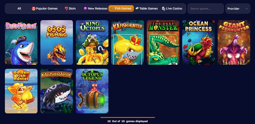 SpeedSweeps Fish Games