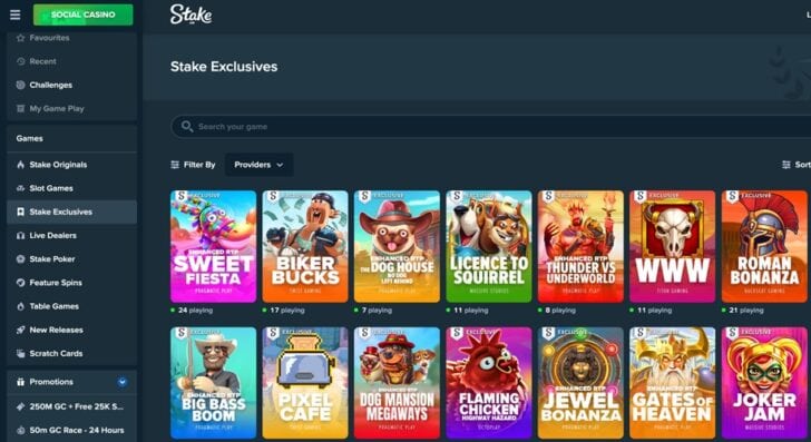 Stake.us Exclusives
