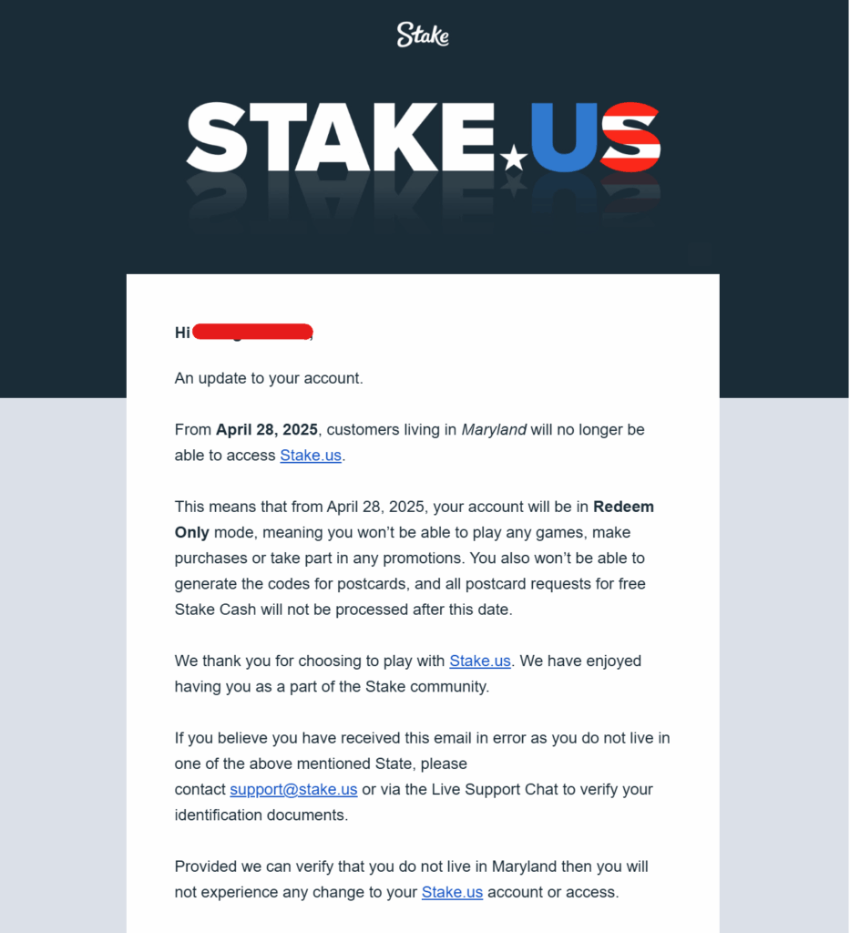stake us withdraws from maryland email