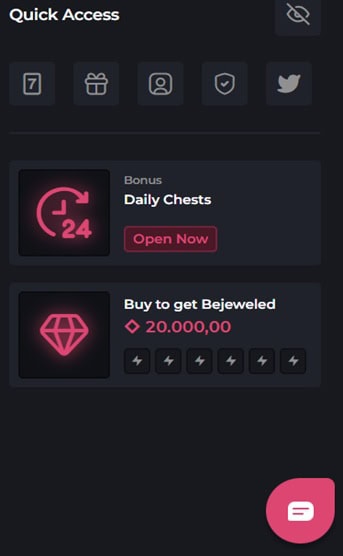 Vegas Gems Quick Access