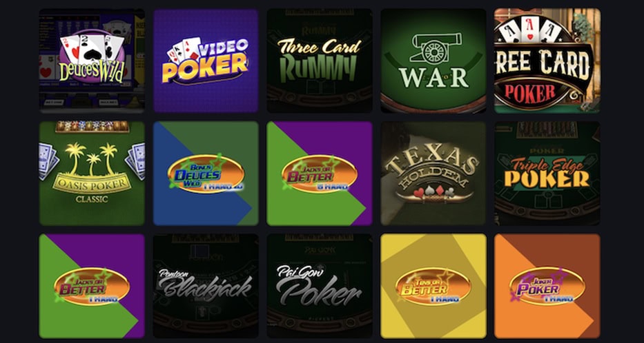 Vegas Gems Table Games