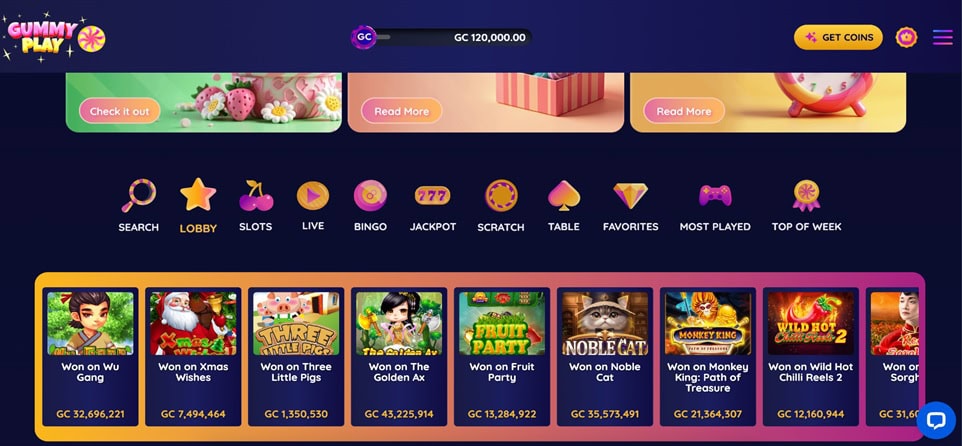 GummyPlay UX
