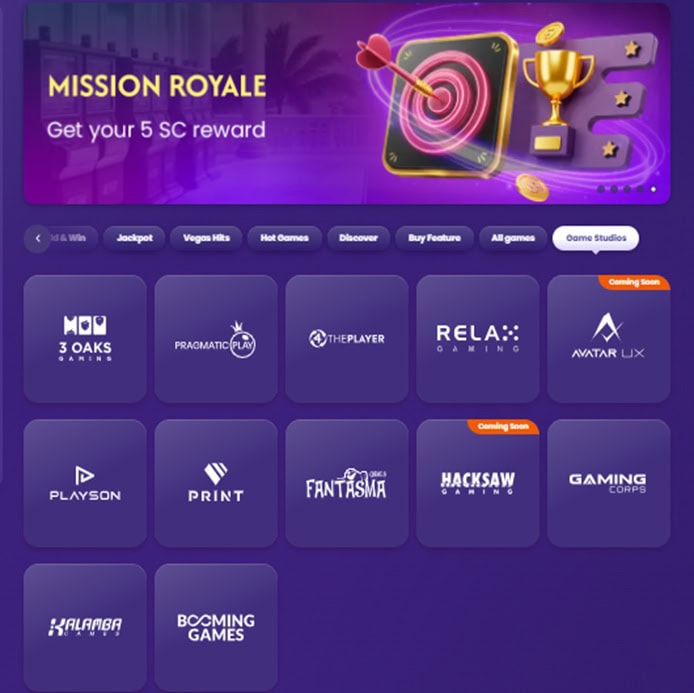 Lucky Slots Providers