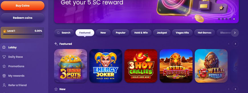 Lucky Slots UX