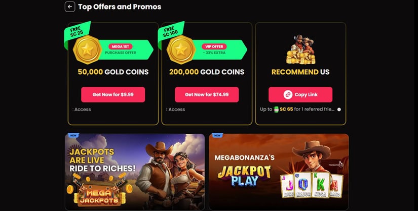 Mega Bonanza Offers