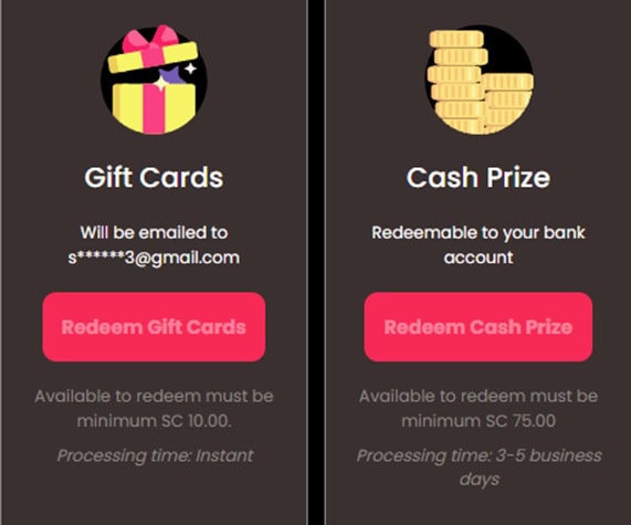 Mega Bonanza Redeem