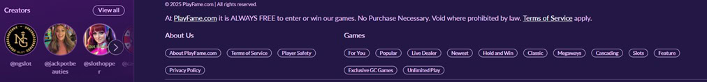 PlayFame Creators