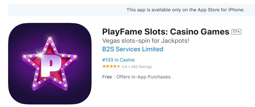 PlayFame iOS App