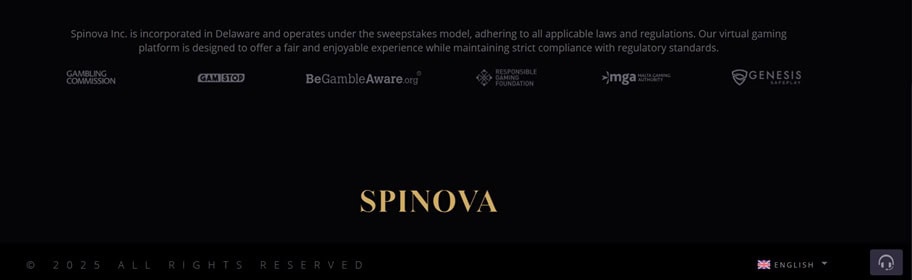 Spinova Footer