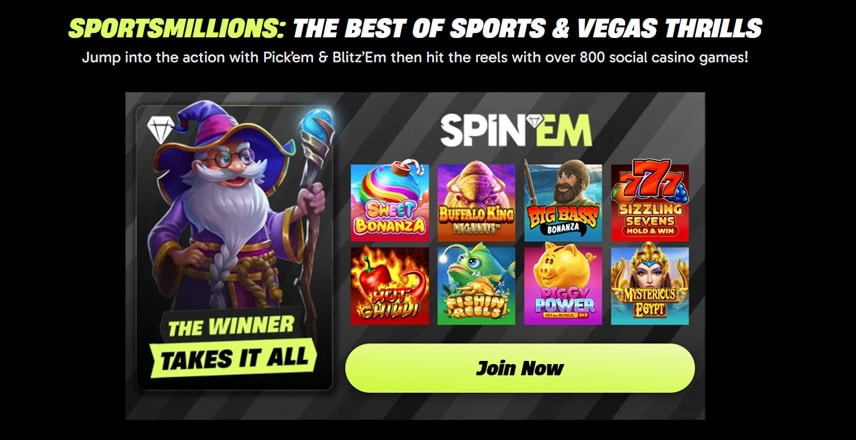 SportsMillions Banner
