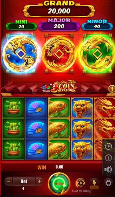 3 Coin Treasures Gameplay