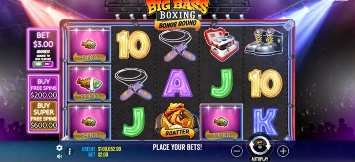 Big Bass Boxing Bonus Round Slot