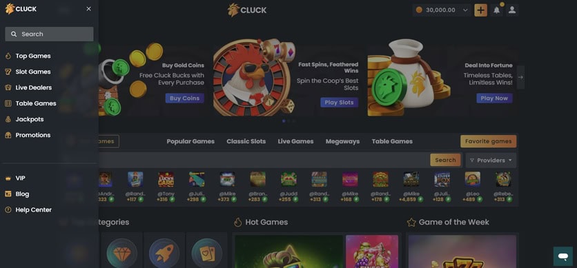 Cluck UX