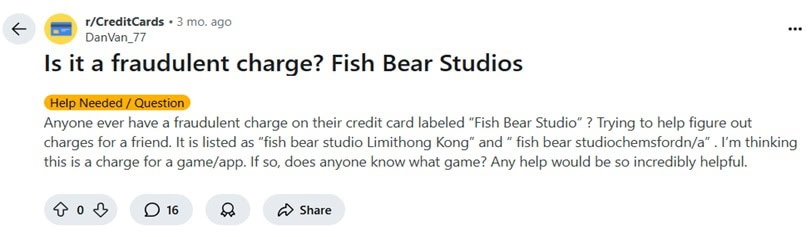Fish Bear Studio Reddit