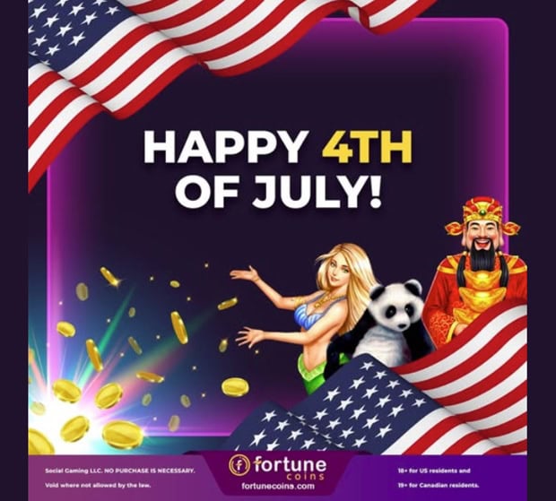 Fortune Coins 4th of July Bonus