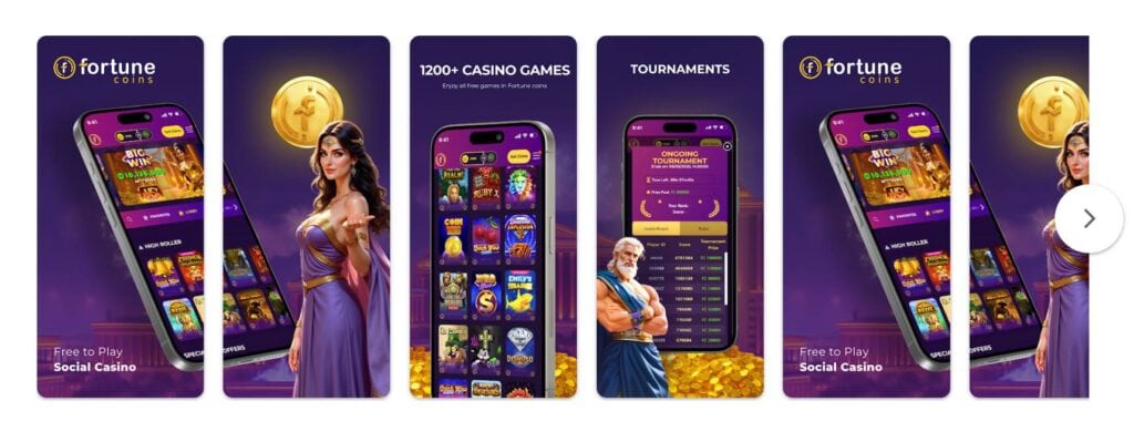 fortune coins mobile app