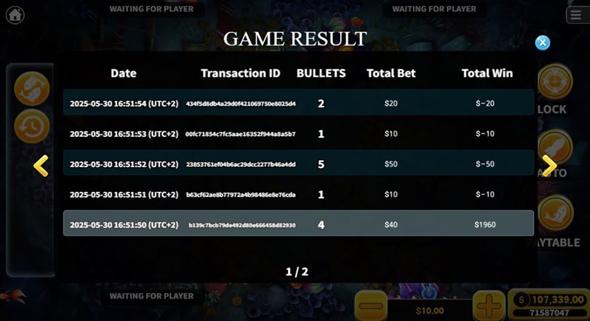 Golden Dragon Test Results