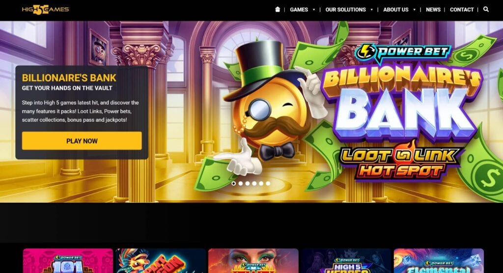 high 5 games homepage screenshot