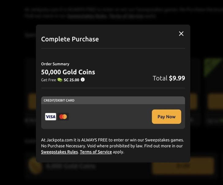 Jackpota Deposit
