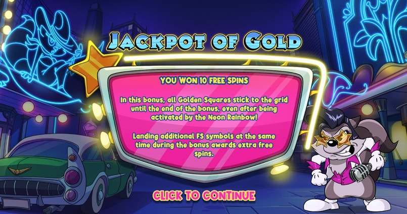 Le King Jackpot of Gold Free Spins
