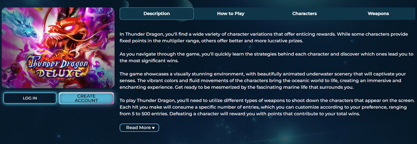 Legacy Arcade Slot Info