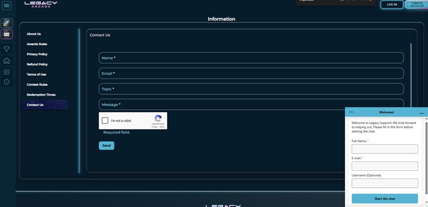 Legacy Arcade Support