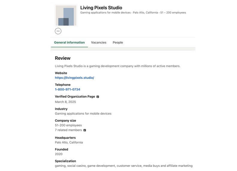 Living Pixels Studio LinkedIn