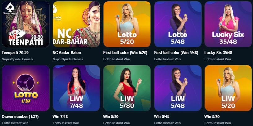 LuckyRush.io Live Dealer Games