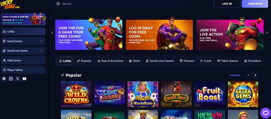 LuckyStake Games